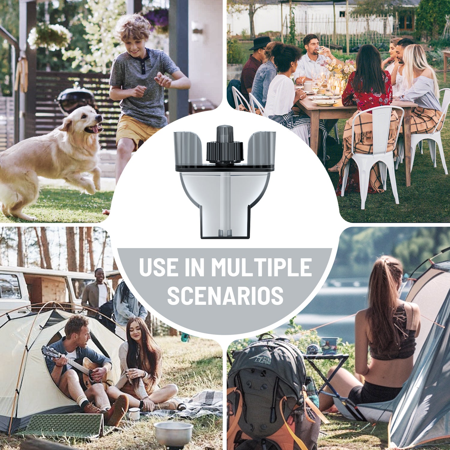 Mosquito Repellent for Home, 4 Pack Ideal for Bedroom Kitchen and Garden Use, Efficient Cartridges Compatible with Thermacell Refills