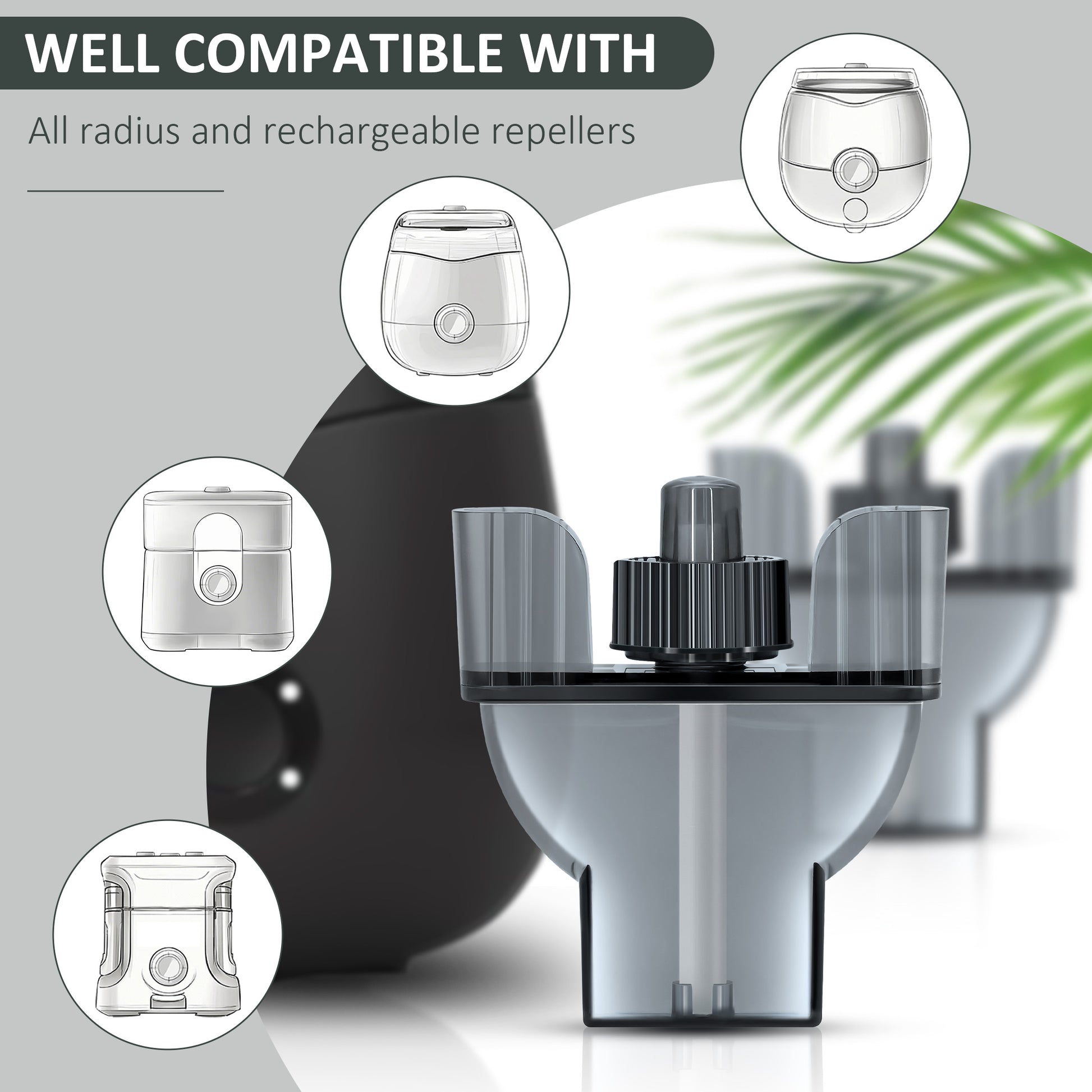 4 Pack Mosquito Repellent Refills Compatible with E-Series E55, E90, EX90,EL55 Mosquito Repeller Cartridges for 20 Ft Protection Zone Bedroom, Kitchen, Garden,Outdoor