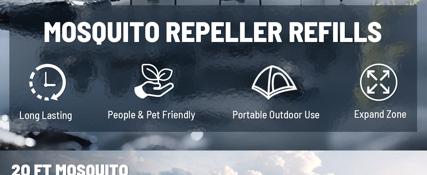 Patio Shield Mosquito Repeller Refills