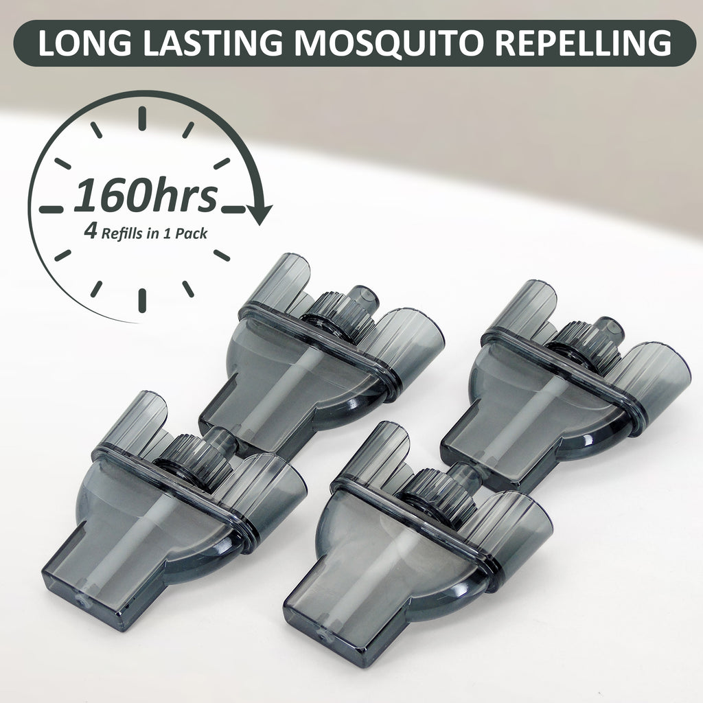 4 Pack Mosquito Repellent Refills Compatible with E-Series E55, E90, EX90,EL55 Mosquito Repeller Cartridges for 20 Ft Protection Zone Bedroom, Kitchen, Garden,Outdoor