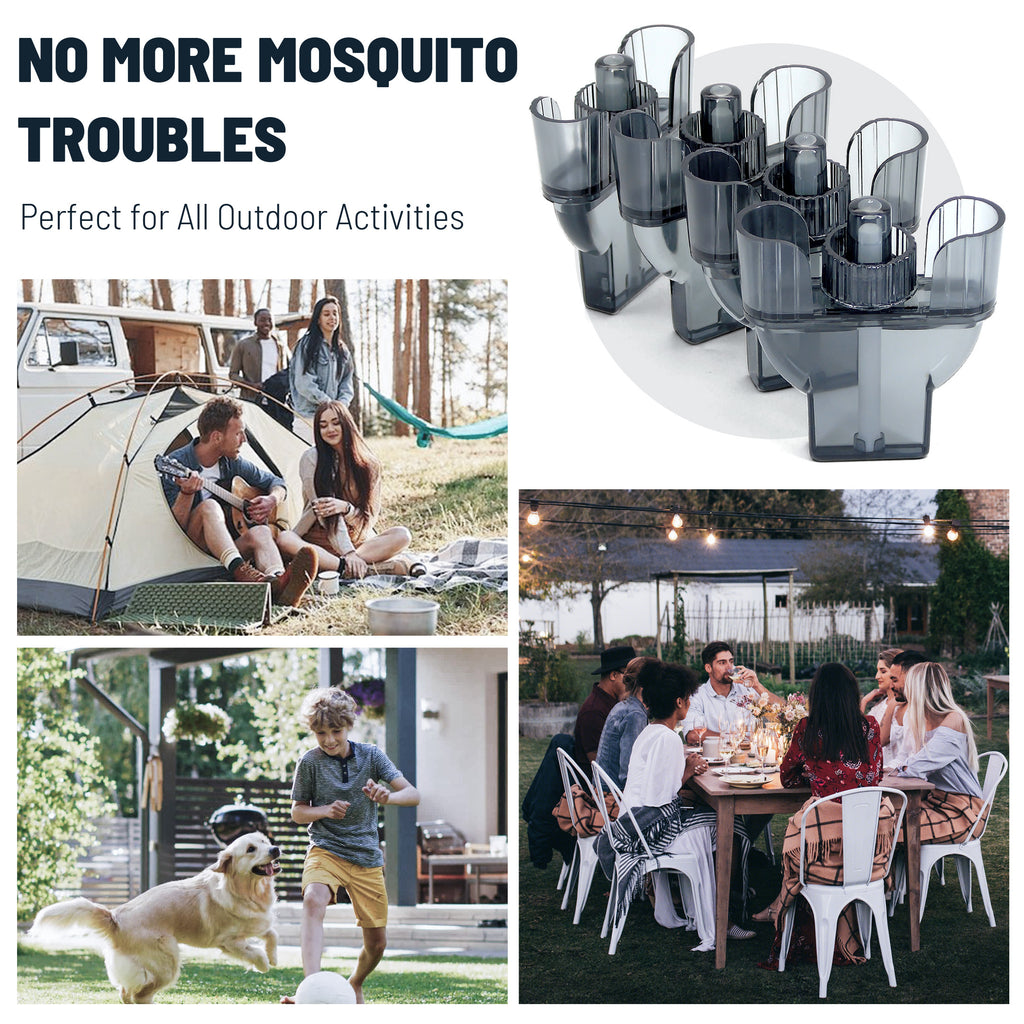 Patio Shield Mosquito Repeller Refills,4Pack Advanced Repellent Formula Compatible with E-Series & Radius Only Ultimate Mosquito Defense for Outdoor, Bedroom, Kitchen, Garden, Office